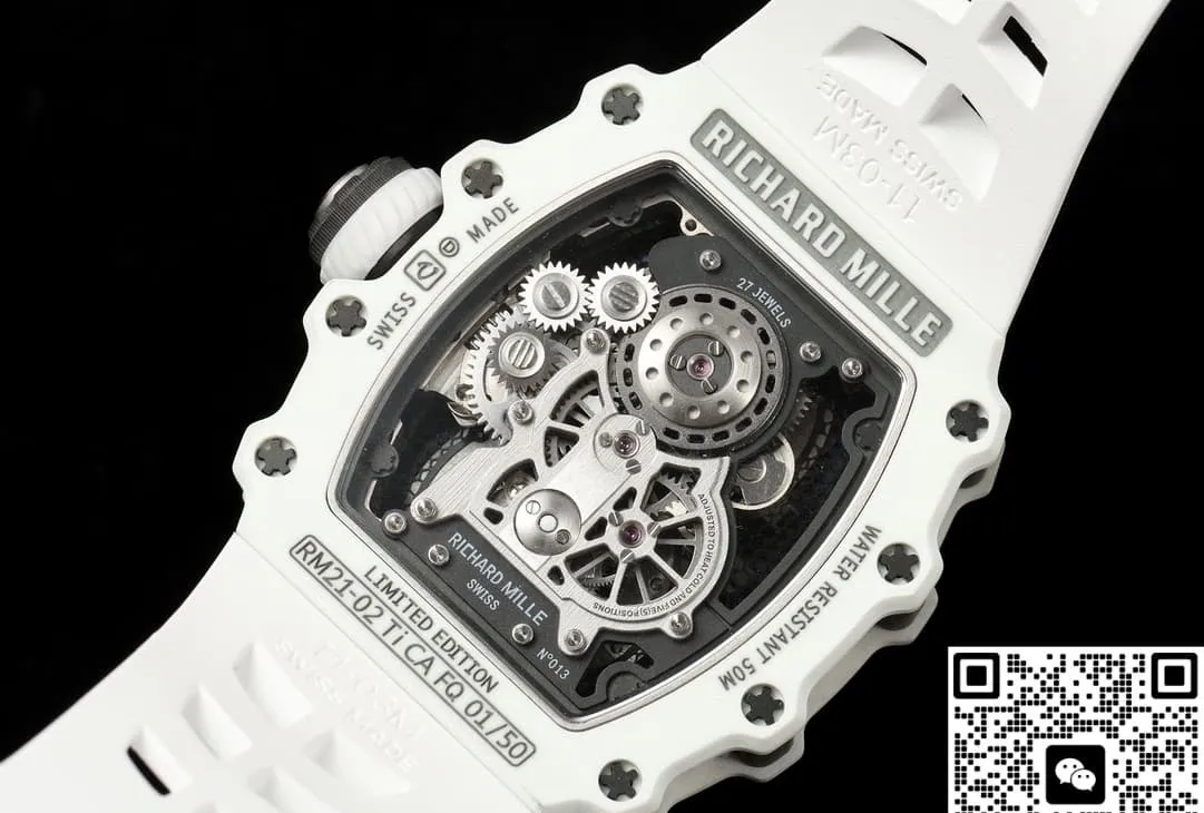 NEW Factory Richard Mille RM21-02 Carbon fiber case 1:1 Best Edition Replica Watch