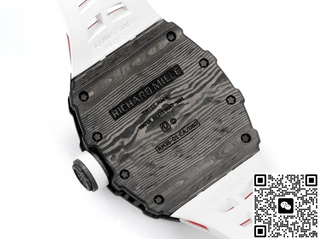 NEW Factory Richard Mille RM35-01 carbon fiber case 1:1 Best Edition Replica Watch