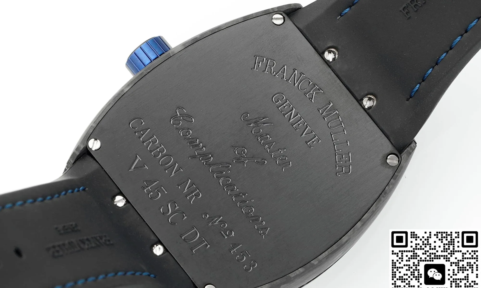 ABF Factory Franck Muller Vanguard Blue rubber strap 1:1 Best Edition Replica Watch