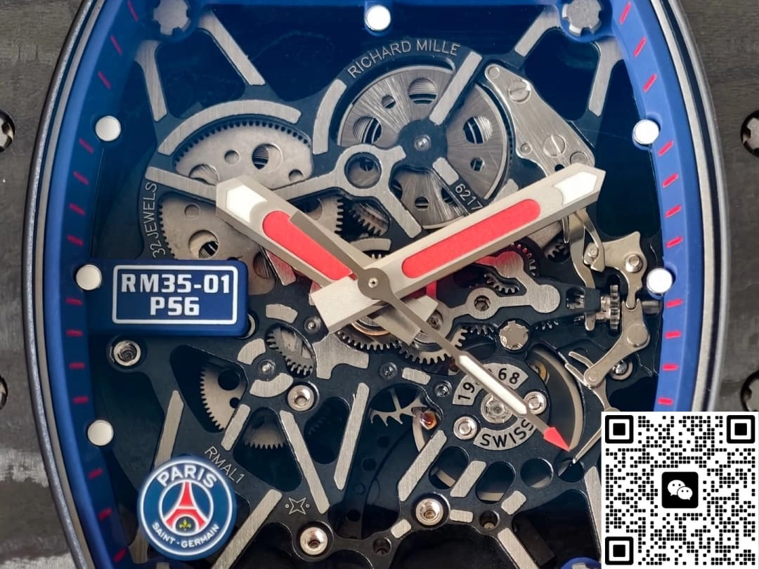 ZF Factory Richard Mille RM35-01 PSG Collab Edition 1:1 Best Edition Replica Watch