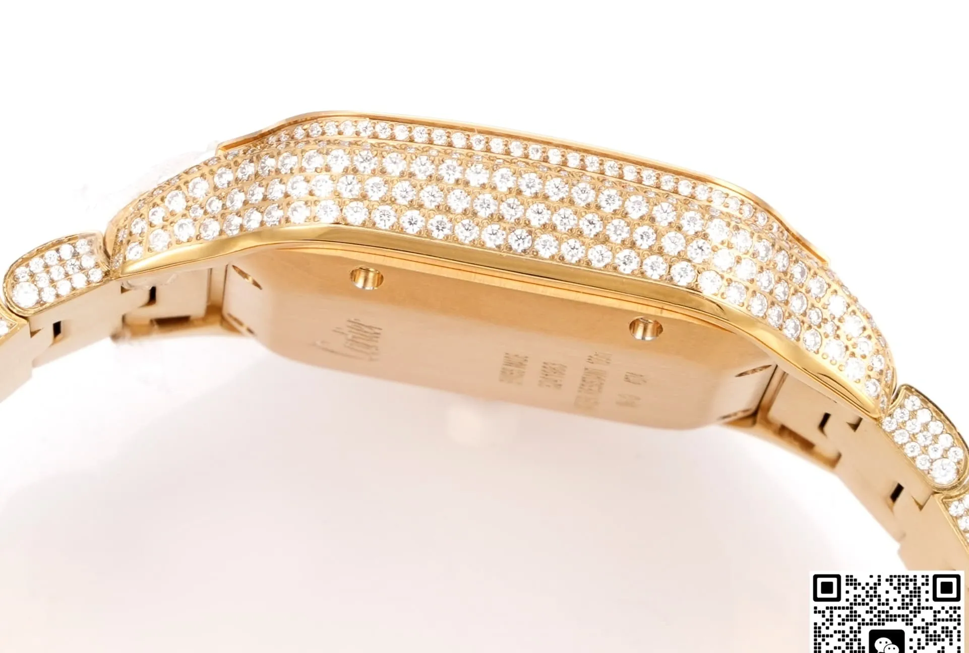 F4 Factory Cartier Santos Date display 1:1 Best Edition Replica Watch