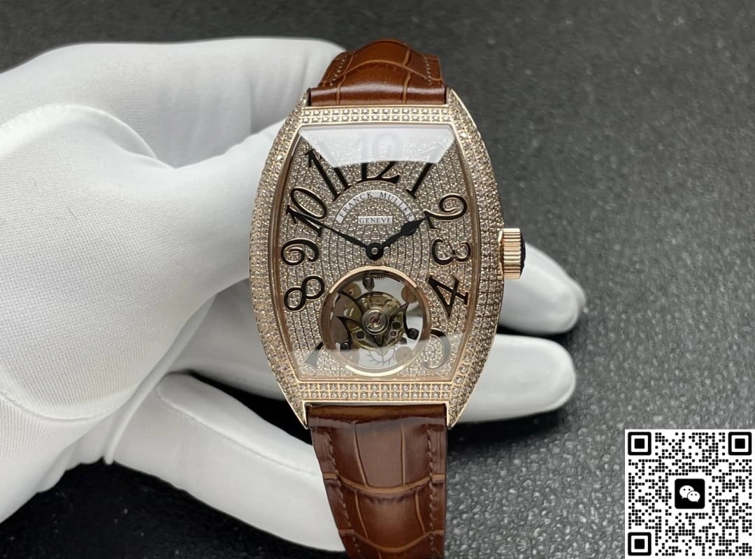 ABF Factory Franck Muller Tourbillon 8889 Diamond Case 1:1 Best Edition Replica Watch