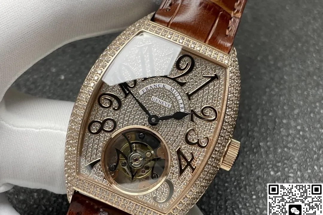 ABF Factory Franck Muller Tourbillon 8889 Diamond Case 1:1 Best Edition Replica Watch