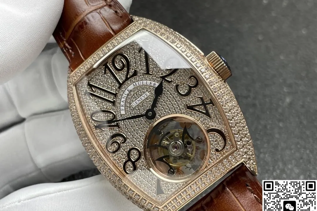 ABF Factory Franck Muller Tourbillon 8889 Diamond Case 1:1 Best Edition Replica Watch