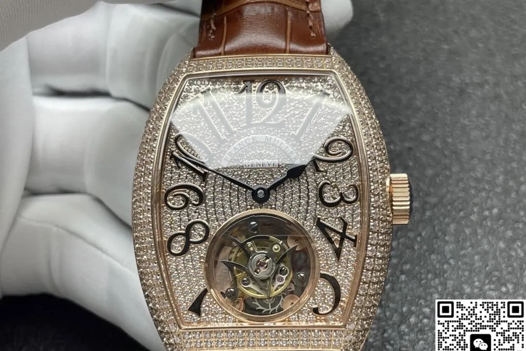 ABF Factory Franck Muller Tourbillon 8889 Diamond Case 1:1 Best Edition Replica Watch