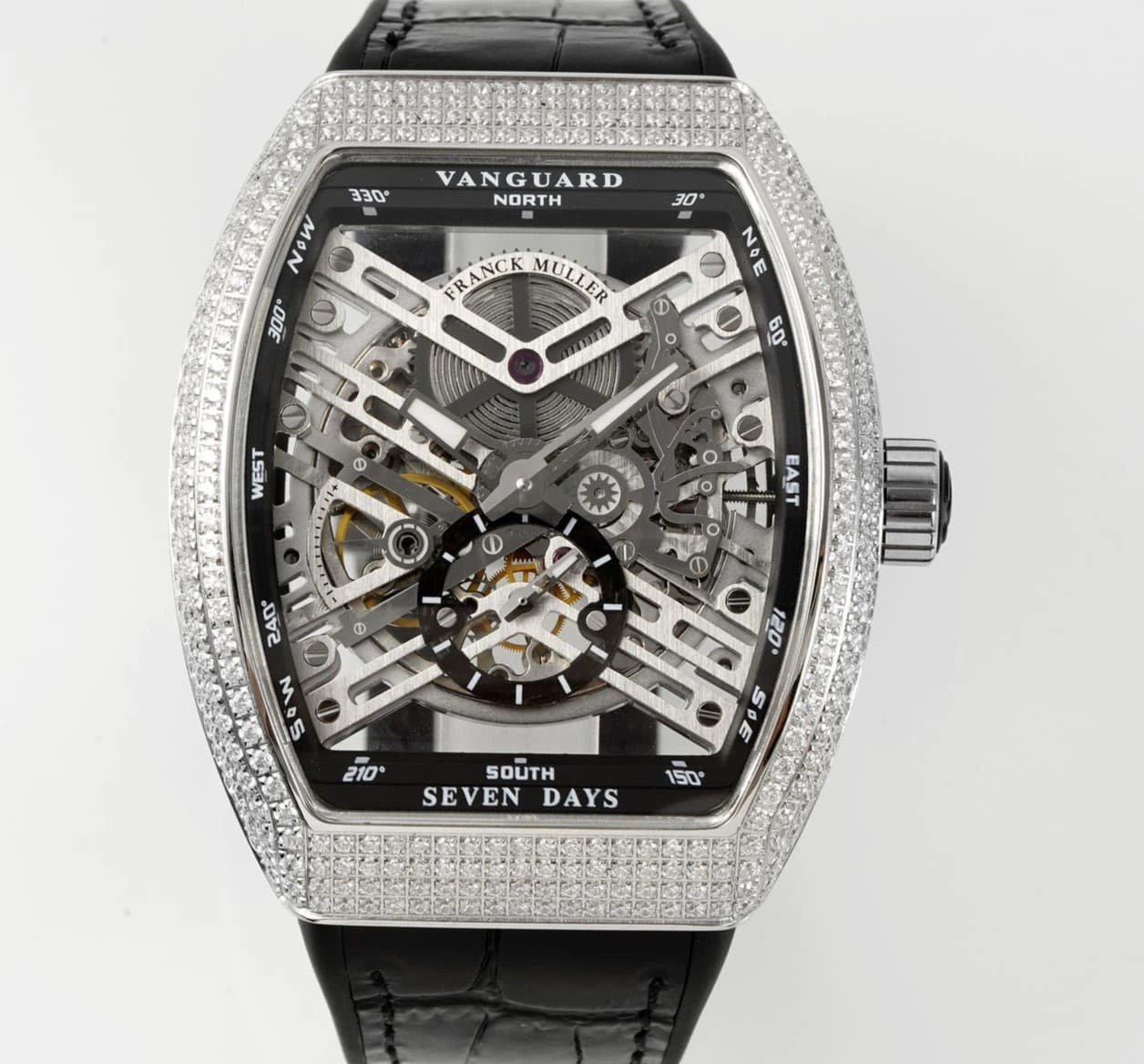 ABF Factory Franck Muller Tourbillon V45 Leather Strap 1:1 Best Edition Replica Watch