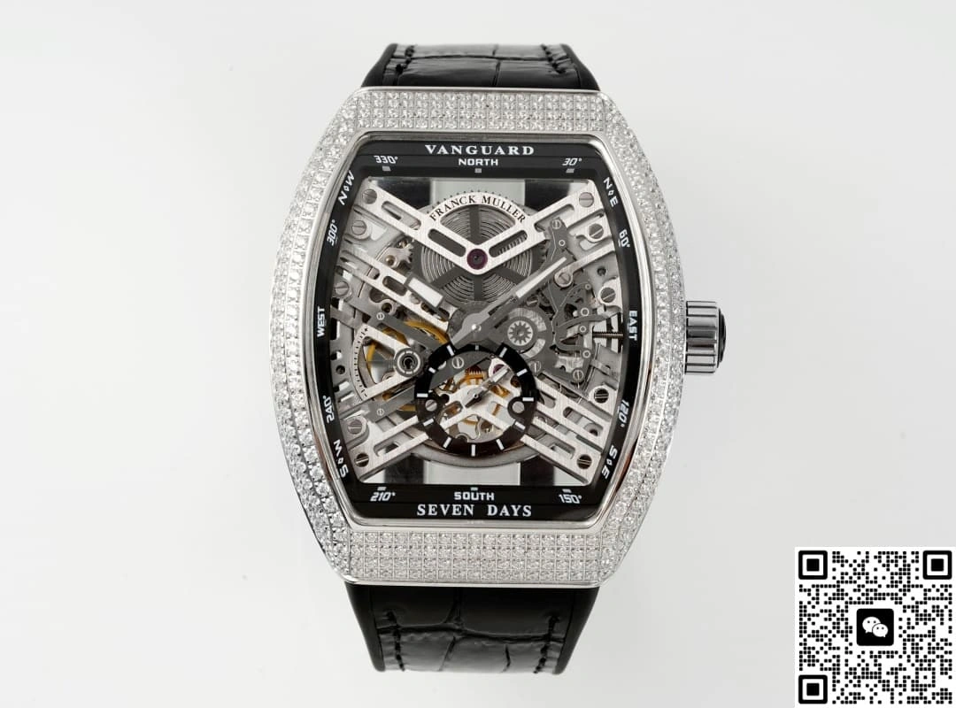 ABF Factory Franck Muller Tourbillon V45 Leather Strap 1:1 Best Edition Replica Watch