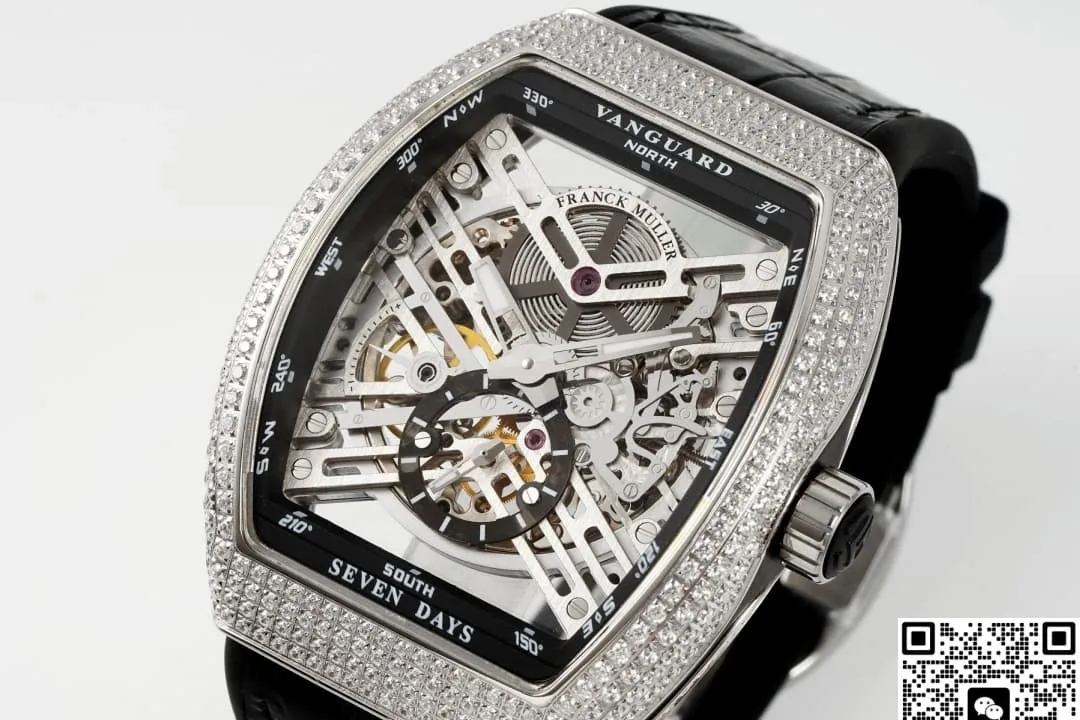 ABF Factory Franck Muller Tourbillon V45 Leather Strap 1:1 Best Edition Replica Watch