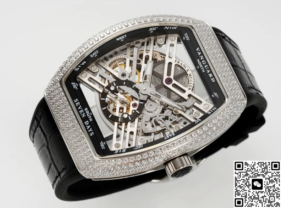 ABF Factory Franck Muller Tourbillon V45 Leather Strap 1:1 Best Edition Replica Watch