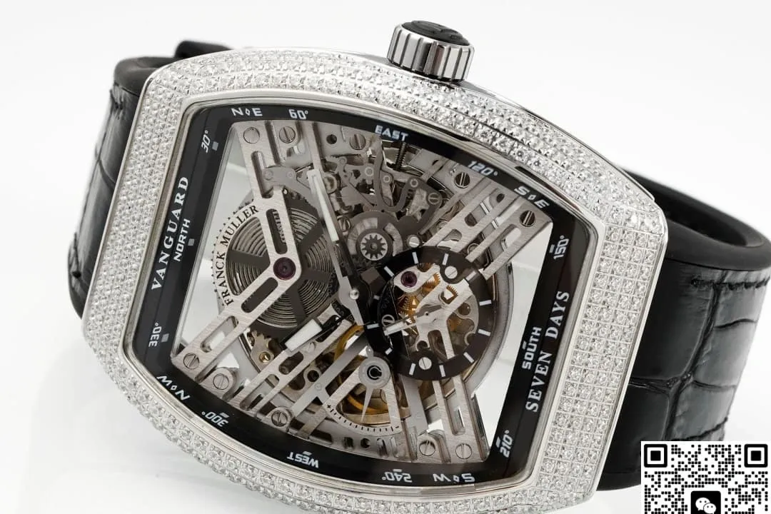 ABF Factory Franck Muller Tourbillon V45 Leather Strap 1:1 Best Edition Replica Watch
