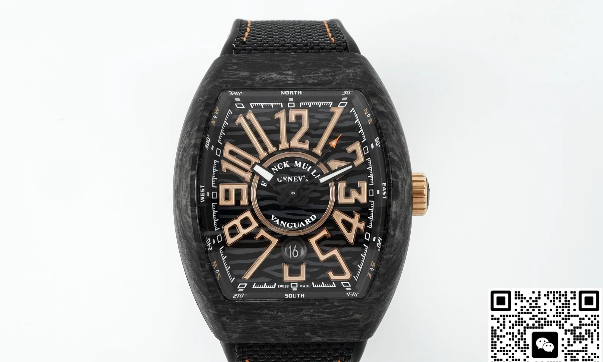 ABF Factory Franck Muller Vanguard Yellow hour markers 1:1 Best Edition Replica Watch