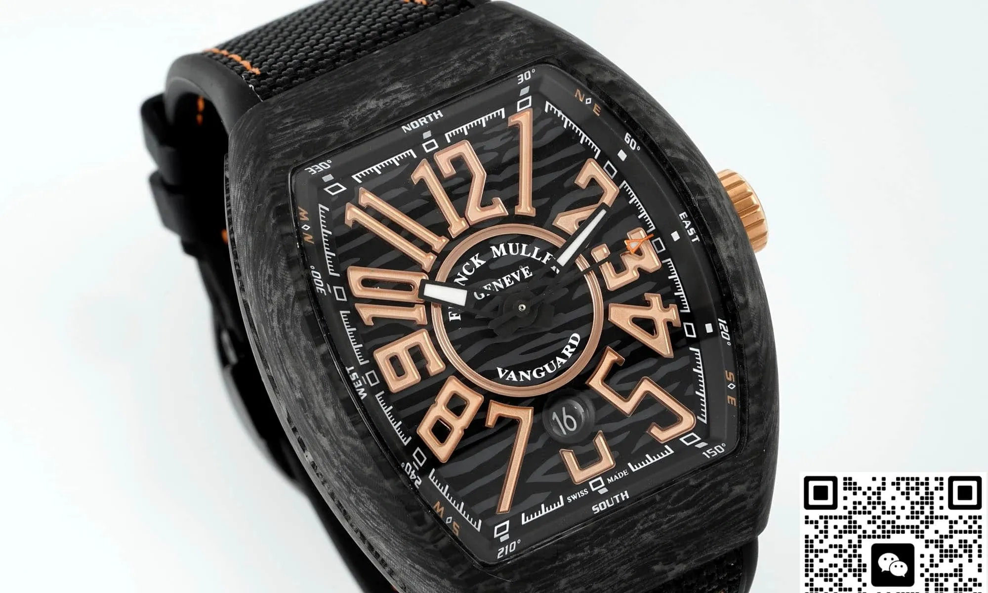 ABF Factory Franck Muller Vanguard Yellow hour markers 1:1 Best Edition Replica Watch