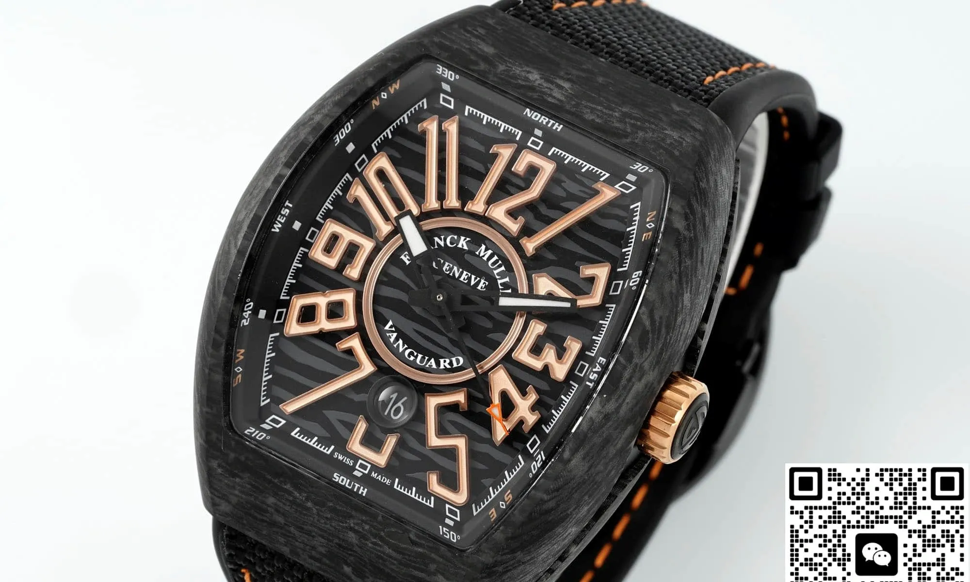 ABF Factory Franck Muller Vanguard Yellow hour markers 1:1 Best Edition Replica Watch