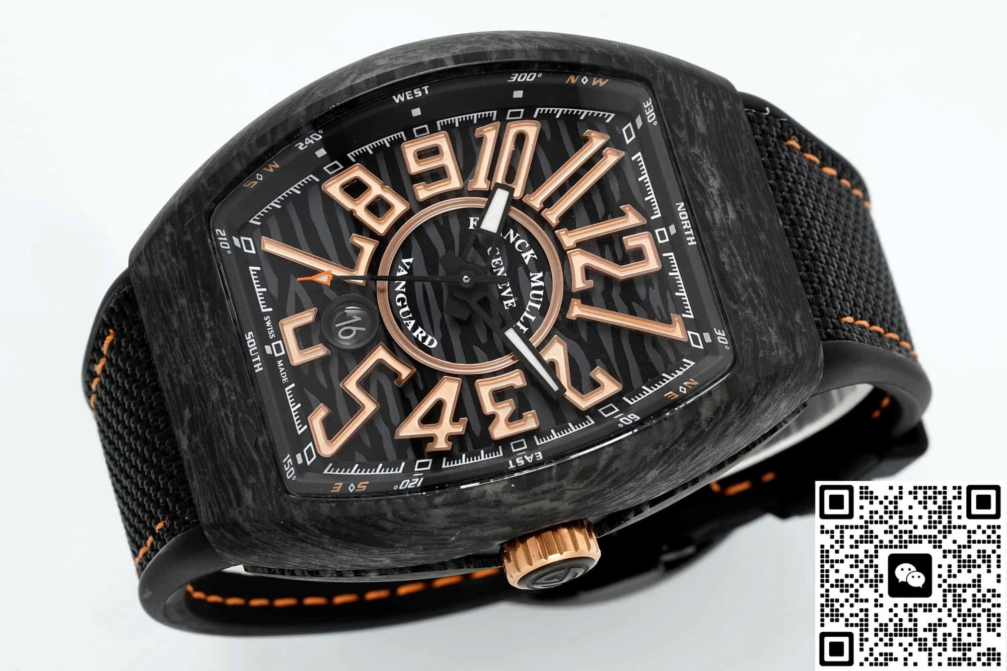 ABF Factory Franck Muller Vanguard Yellow hour markers 1:1 Best Edition Replica Watch