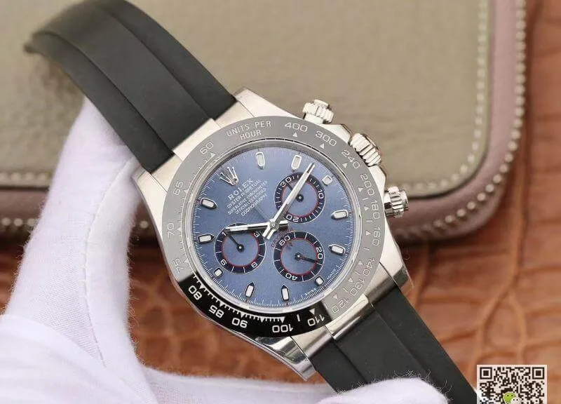 Rolex Daytona Cosmograph 116519 Noob Factory Mechanical Watches 1:1 Best Edition Replica Watch Swiss ETA4130 Grey Dial