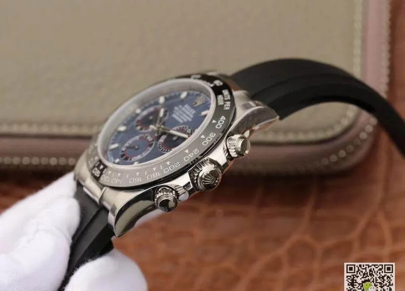 Rolex Daytona Cosmograph 116519 Noob Factory Mechanical Watches 1:1 Best Edition Replica Watch Swiss ETA4130 Grey Dial