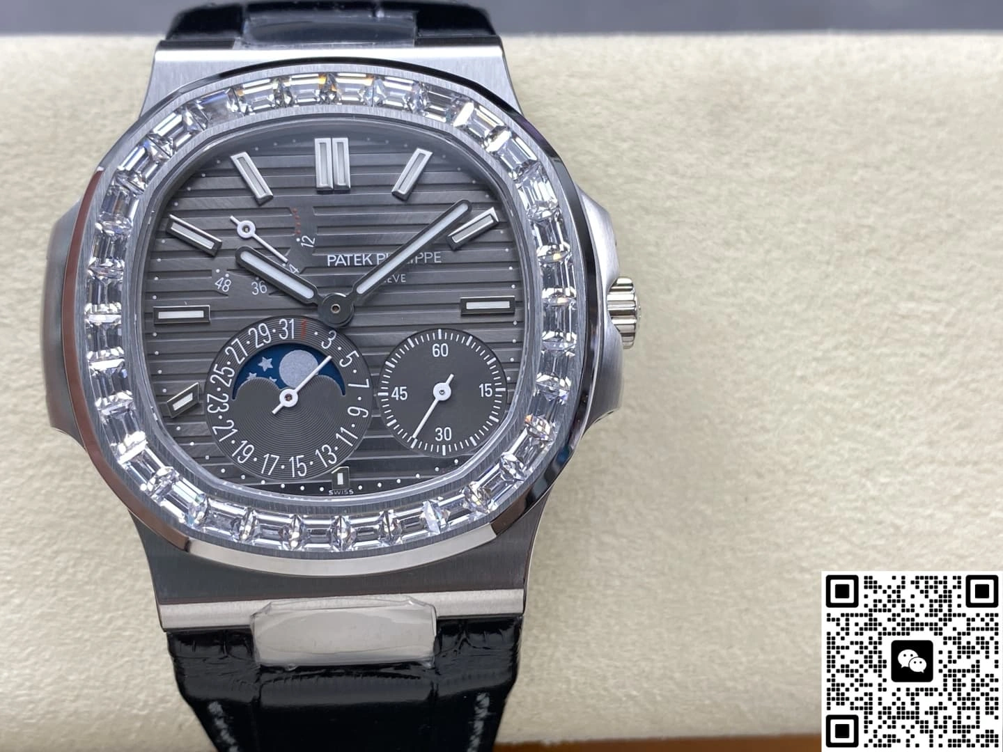 PPF Factory Patek Philippe Nautilus 5712 Diamond bezel 1:1 Best Edition Replica Watch