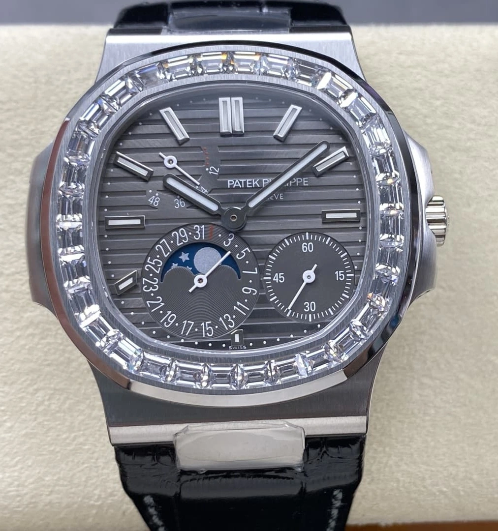 PPF Factory Patek Philippe Nautilus 5712 Diamond bezel 1:1 Best Edition Replica Watch
