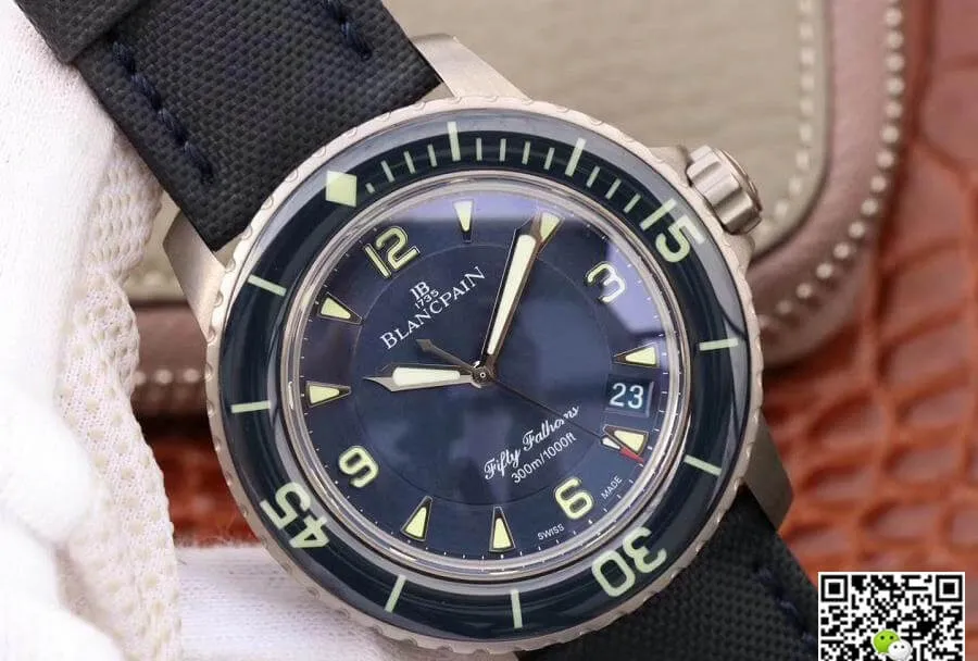 Blancpain Fifty Fathoms 5015-12B40-O52A ZF Factory 1:1 Best Edition Replica Watch Swiss ETA2836-2