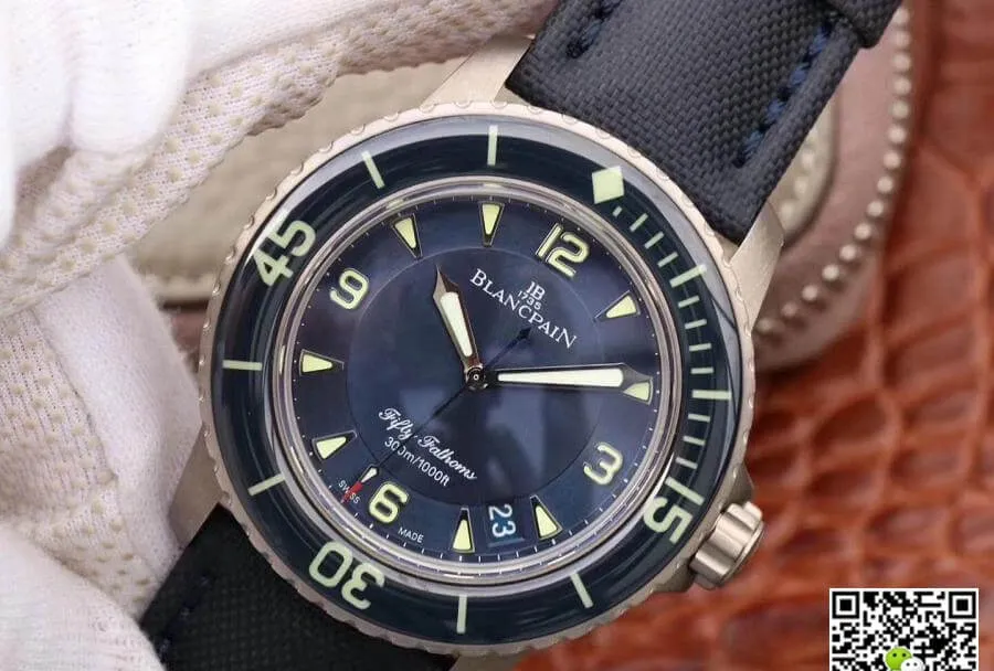 Blancpain Fifty Fathoms 5015-12B40-O52A ZF Factory 1:1 Best Edition Replica Watch Swiss ETA2836-2