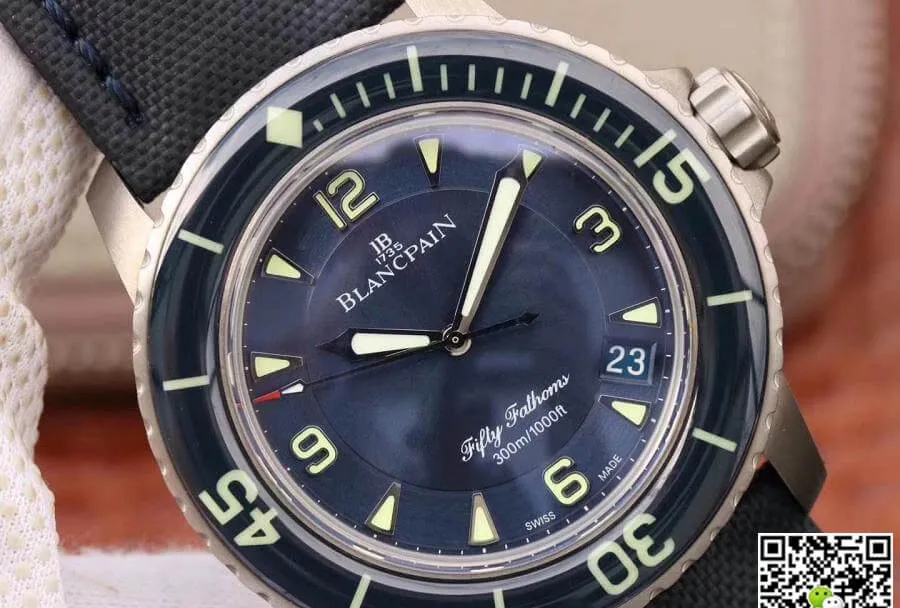 Blancpain Fifty Fathoms 5015-12B40-O52A ZF Factory 1:1 Best Edition Replica Watch Swiss ETA2836-2