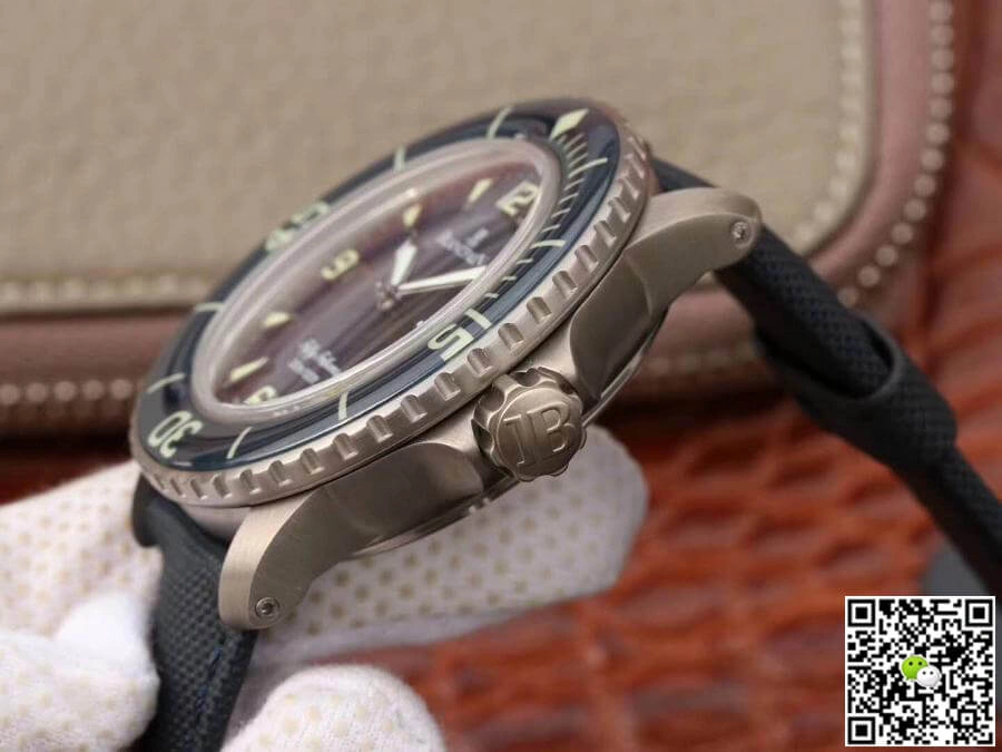 Blancpain Fifty Fathoms 5015-12B40-O52A ZF Factory 1:1 Best Edition Replica Watch Swiss ETA2836-2