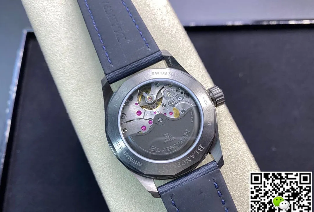 Blancpain Fifty Fathoms 5000-0240-O52A GF Factory 1:1 Best Edition Replica Watch Blue Strap
