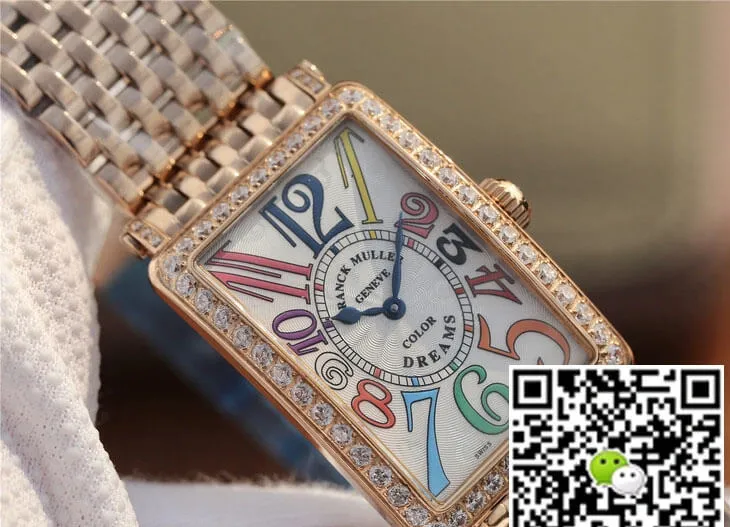 Franck Muller LONG ISLAND 952 Ladies ABF Factory 1:1 Best Edition Replica Watch Gold Diamond Bezel