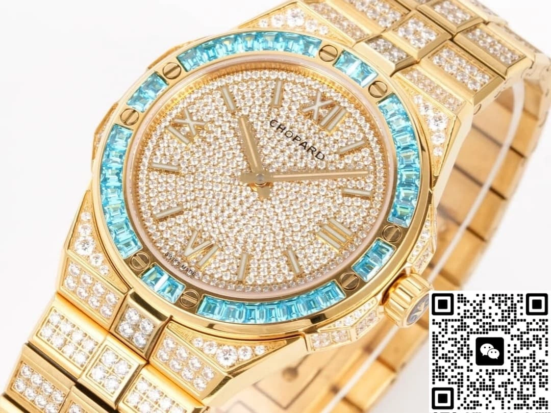 GH Factory Chopard Alpine Eagle Full Diamond 1:1 Best Edition Replica Watch