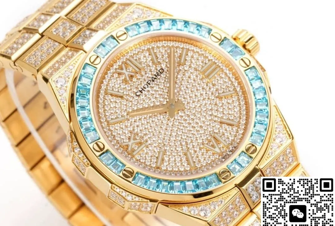 GH Factory Chopard Alpine Eagle Full Diamond 1:1 Best Edition Replica Watch