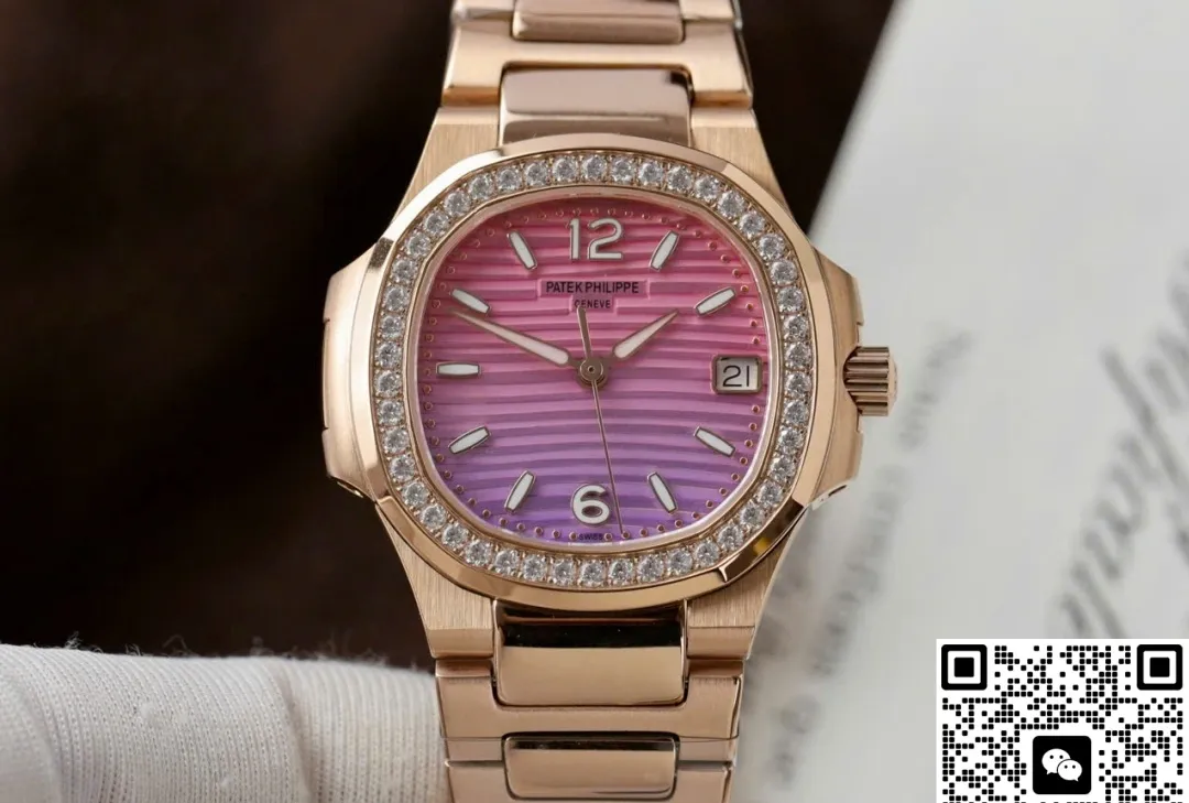 GR Factory Patek Philippe 7010R Pink dial 1:1 Best Edition Replica Watch