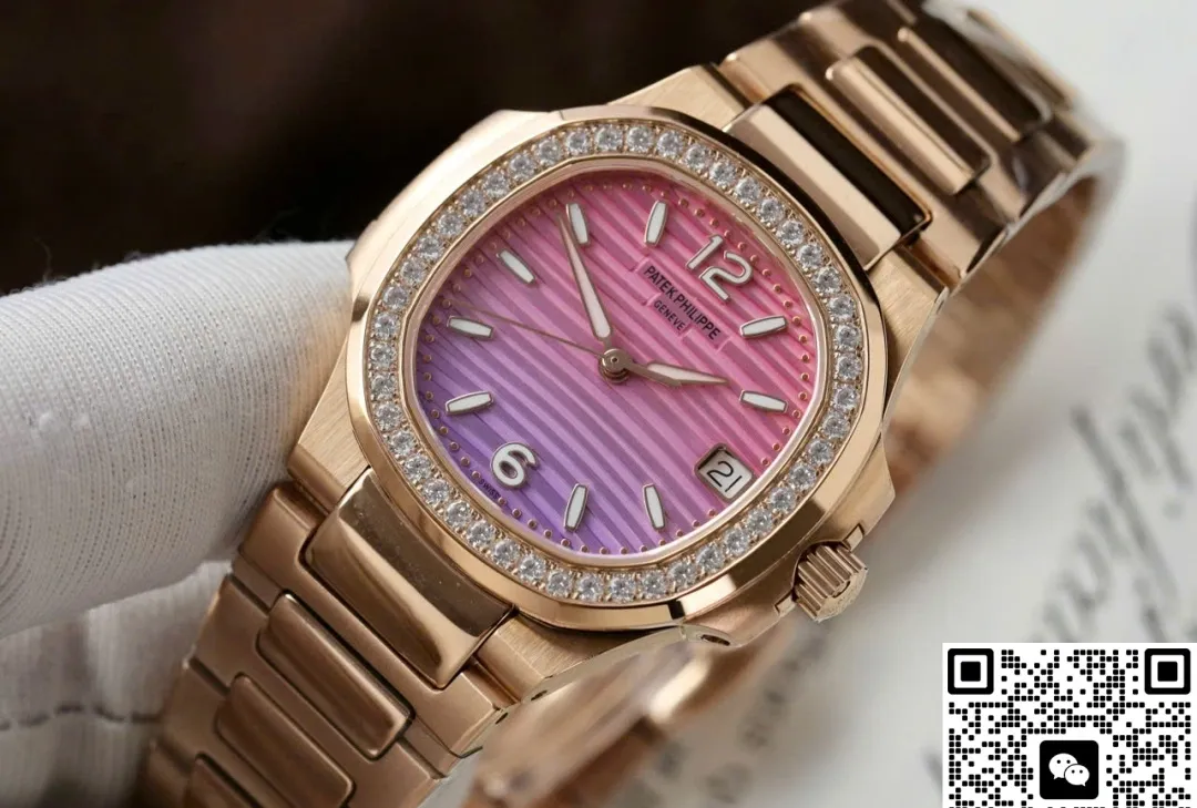 GR Factory Patek Philippe 7010R Pink dial 1:1 Best Edition Replica Watch