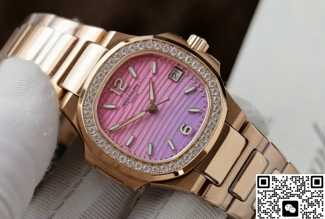 GR Factory Patek Philippe 7010R Pink dial 1:1 Best Edition Replica Watch