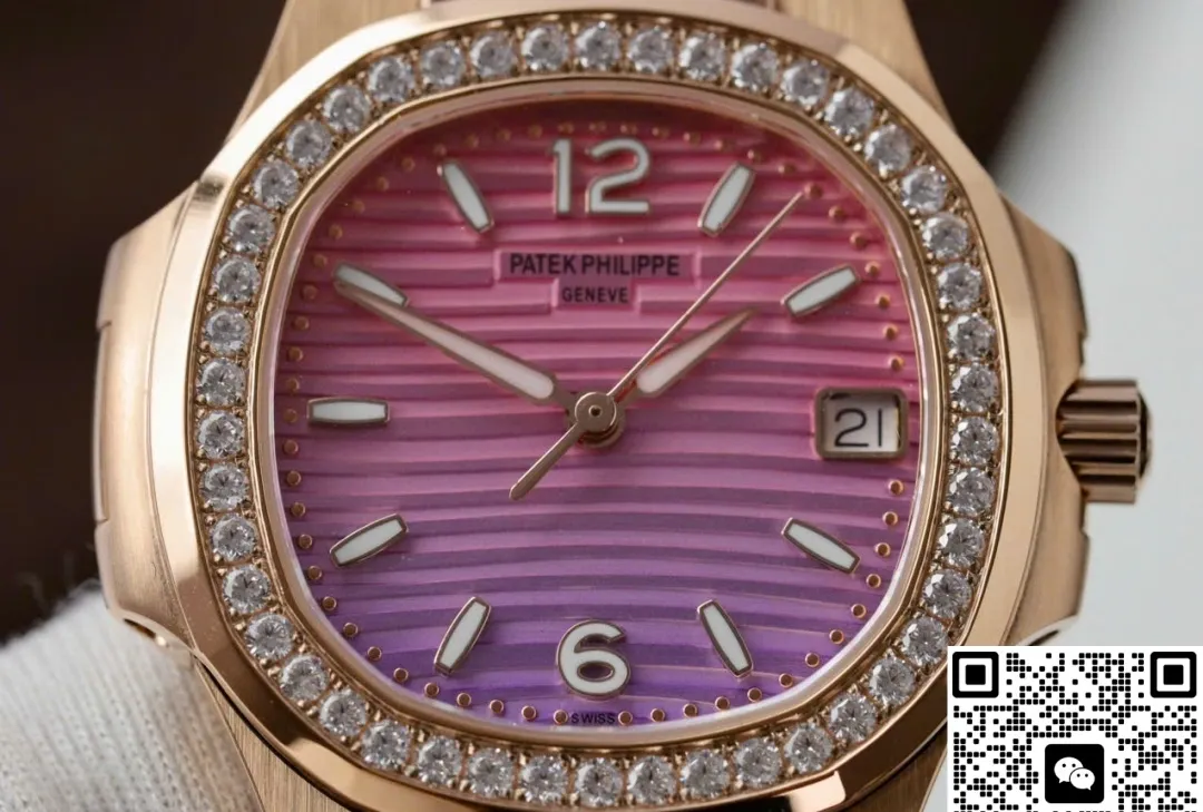 GR Factory Patek Philippe 7010R Pink dial 1:1 Best Edition Replica Watch
