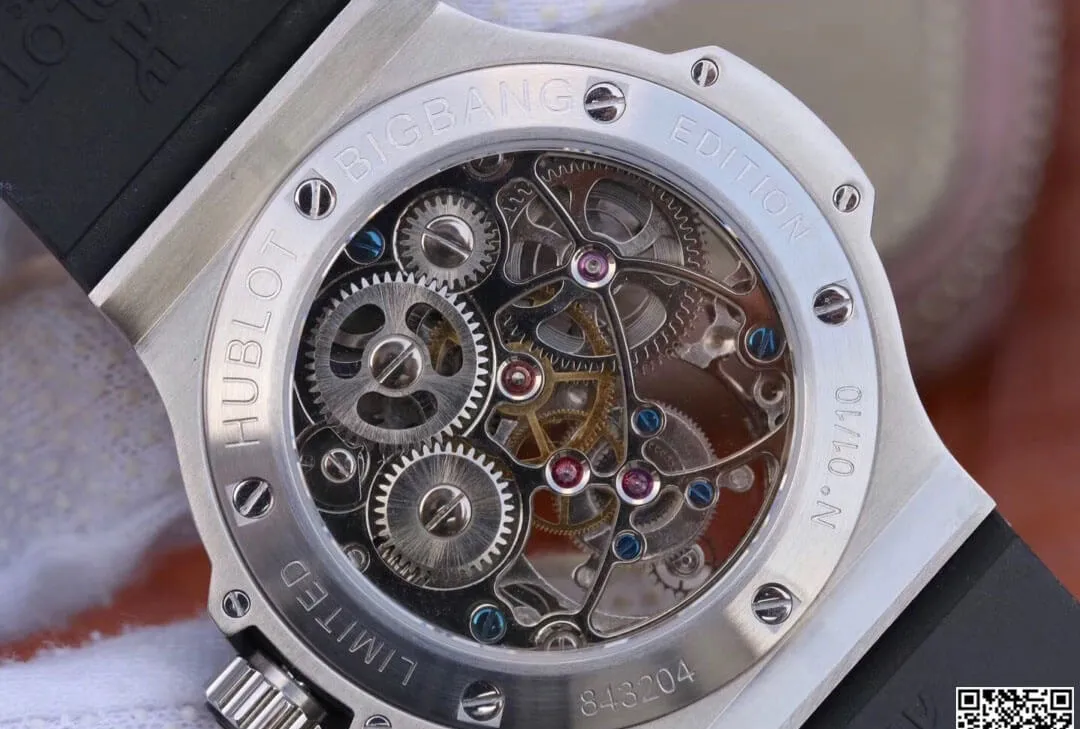 Hublot Big Bang Hollow Tourbillon 1:1 Best Edition Replica Watch Ceramic Bezel