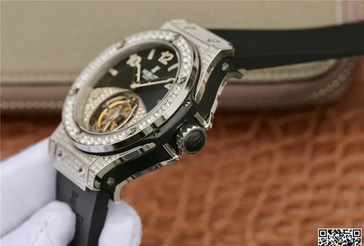 Hublot Big Bang Tourbillon 1:1 Best Edition Replica Watch Diamond