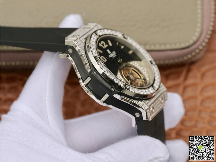 Hublot Big Bang Tourbillon 1:1 Best Edition Replica Watch Diamond
