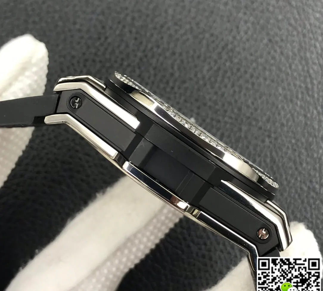 Hublot Big Bang WWF Factory 1:1 Best Edition Replica Watch Diamond Blue Dial