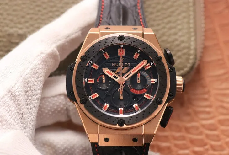 Hublot King Power Ferrari F1 V6 Factory 1:1 Best Edition Replica Watch Black Dial