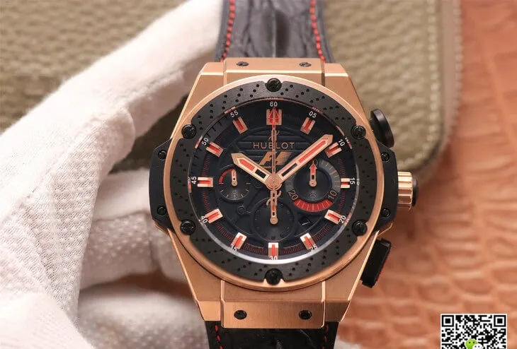 Hublot King Power Ferrari F1 V6 Factory 1:1 Best Edition Replica Watch Black Dial