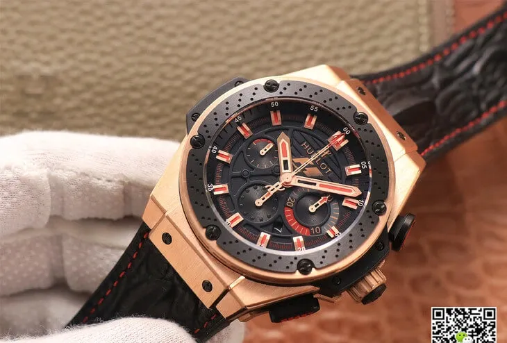 Hublot King Power Ferrari F1 V6 Factory 1:1 Best Edition Replica Watch Black Dial