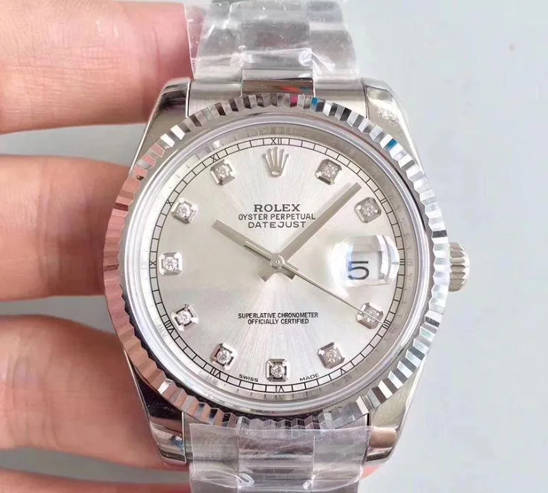 Rolex Datejust II 116334-0009 EW Factory 1:1 Best Edition Replica Watch Swiss ETA2836 Silver Dial