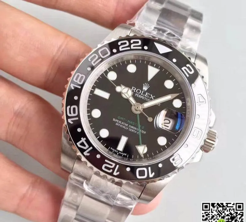 Rolex GMT-Master II 116710LN Noob Factory Black Dial 1:1 Best Edition Replica Watch Swiss ETA2836-2