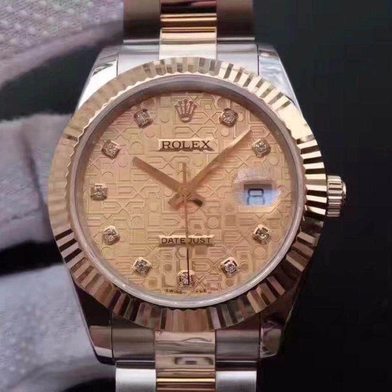 Rolex Datejust II 126333-13 Gold Dial 1:1 Best Edition Replica Watch Swiss ETA2836-2 Gold Wrapped