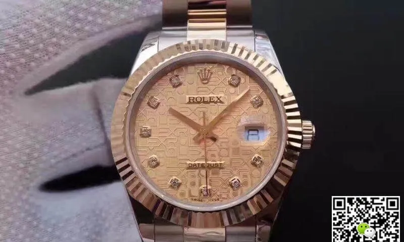 Rolex Datejust II 126333-13 Gold Dial 1:1 Best Edition Replica Watch Swiss ETA2836-2 Gold Wrapped
