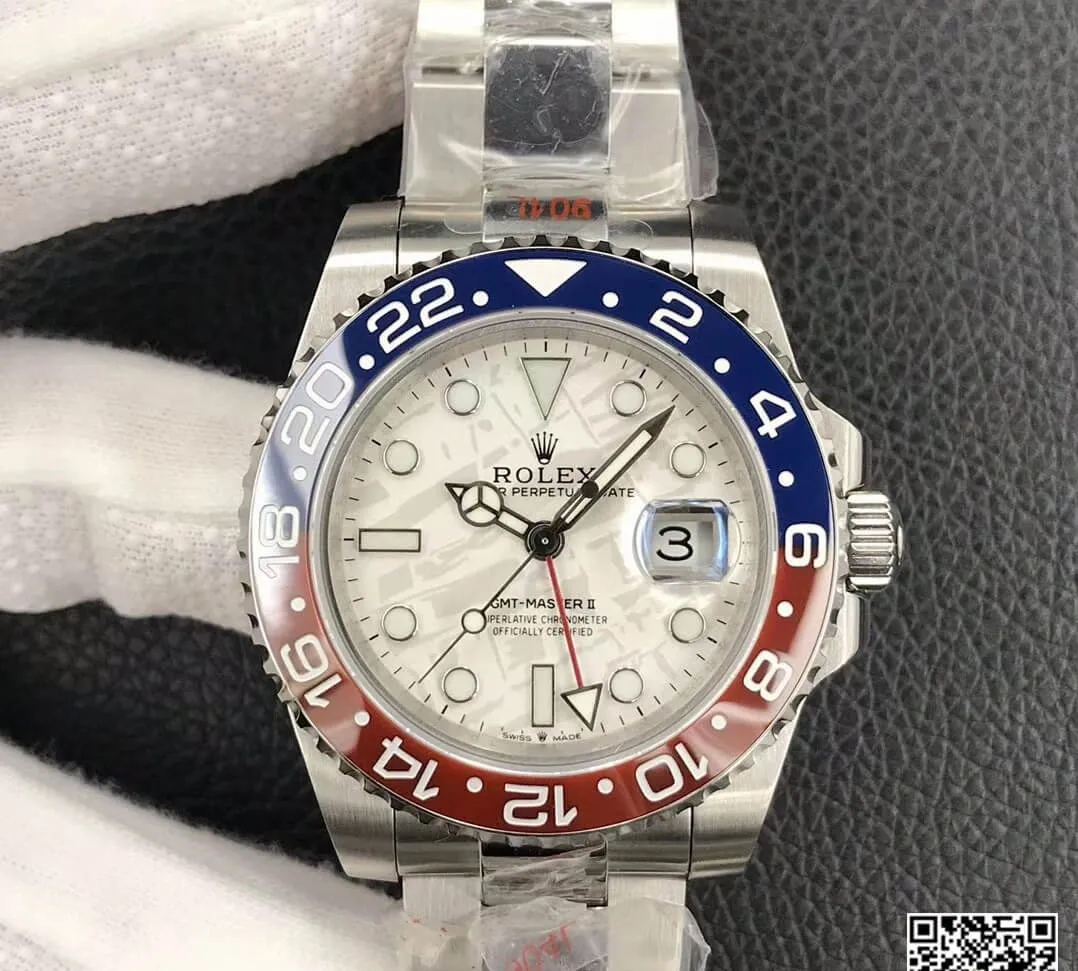Rolex GMT Master II 126719BLRO-0002 GM Factory 1:1 Best Edition Replica Watch Stainless Steel Strap