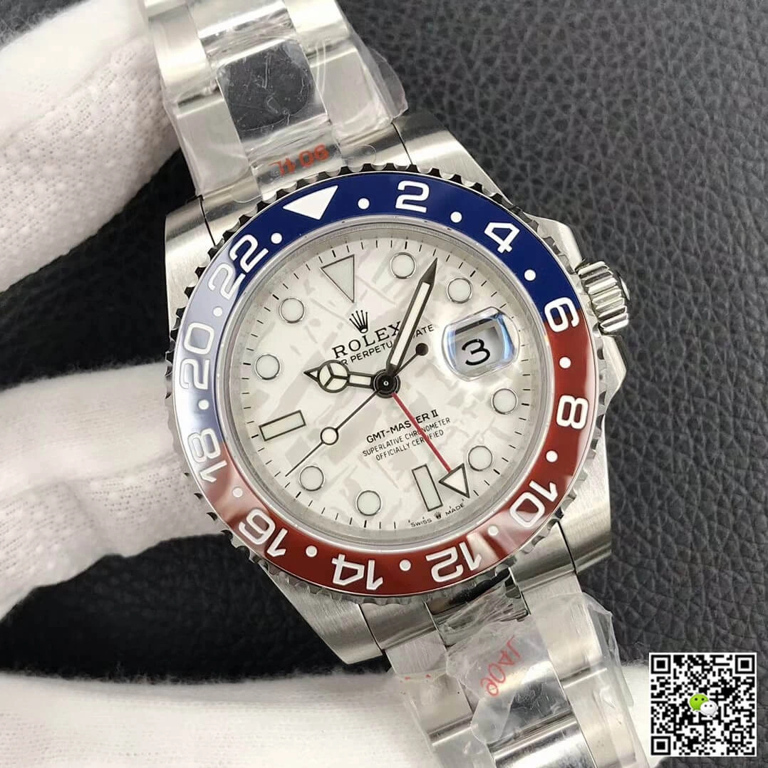 Rolex GMT Master II 126719BLRO-0002 GM Factory 1:1 Best Edition Replica Watch Stainless Steel Strap