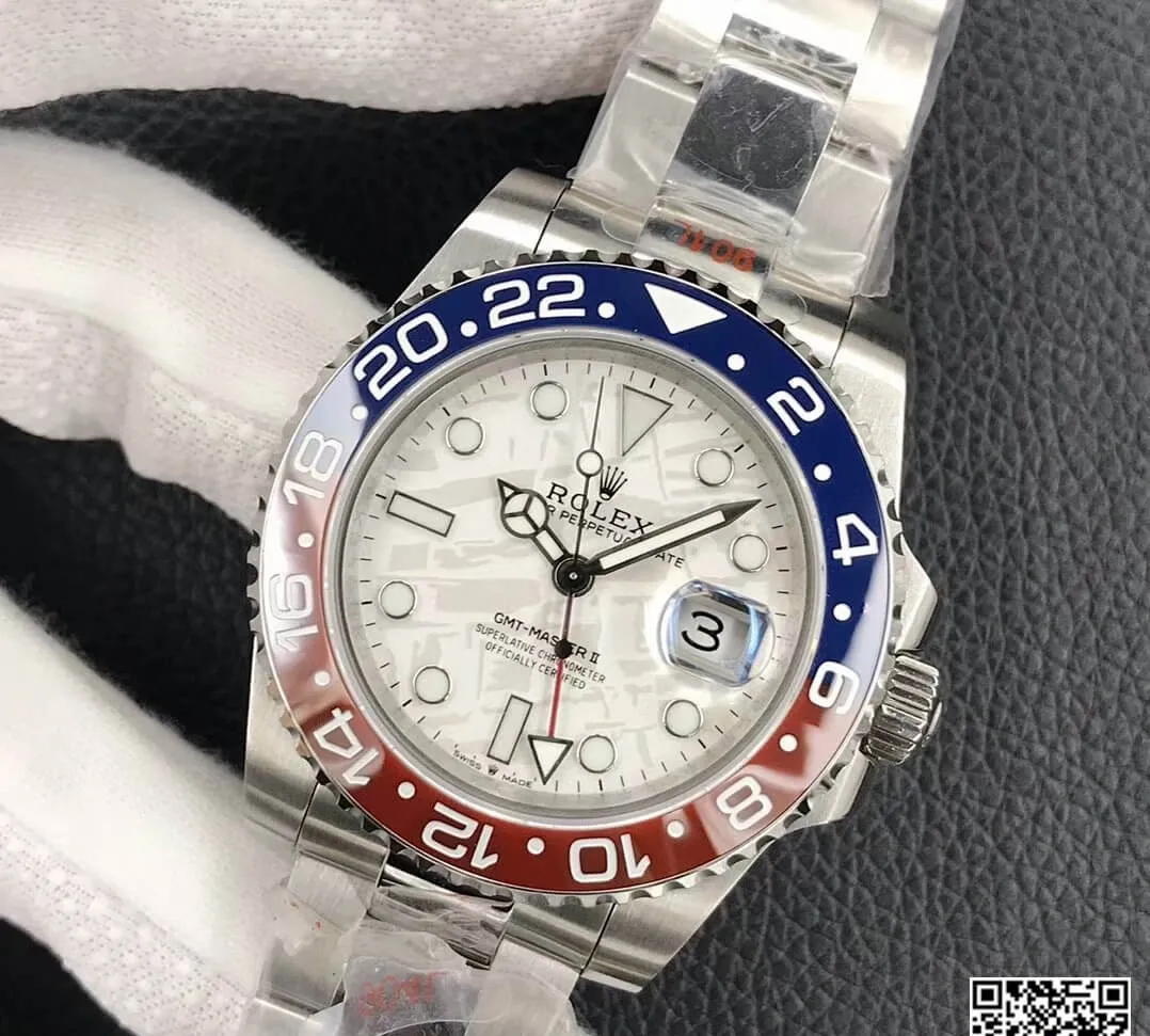 Rolex GMT Master II 126719BLRO-0002 GM Factory 1:1 Best Edition Replica Watch Stainless Steel Strap