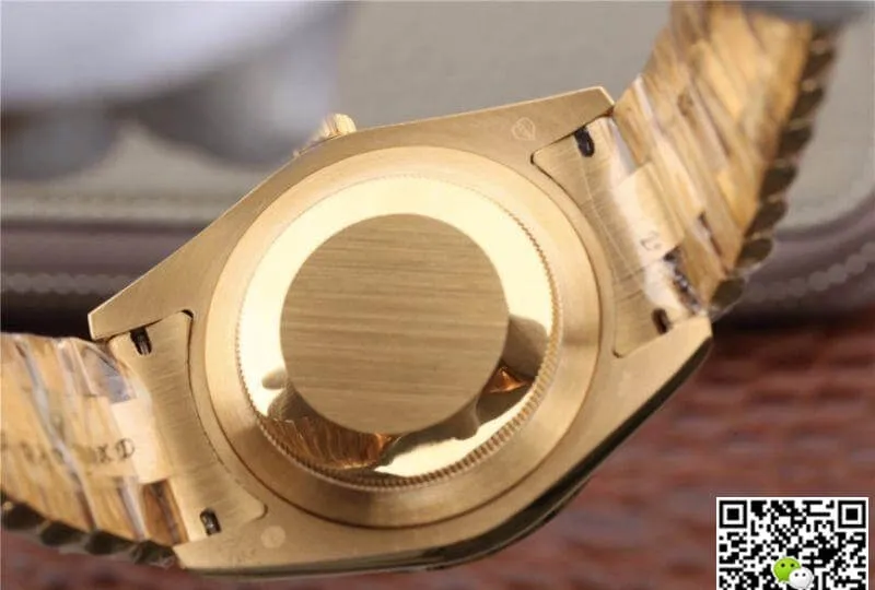 Rolex Day-Date II 218238 EW Factory 1:1 Best Edition Replica Watch Swiss ETA3255 Yellow Gold Dial