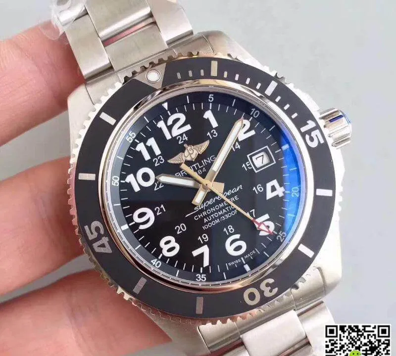 Breitling Superocean II A17392D7 BD68 GF Factory 1:1 Best Edition Replica Watch Swiss ETA2824 Black Dial